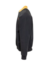 VERSACE - Sweatshirt with Collar and Buttons - Blue - LIDIASHOPPING® - Official Website