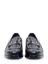 DUCANERO - Woven Leather Loafers with Strap - Black - LIDIASHOPPING® - Official Website