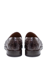DUCANERO - Woven Leather Loafers with Strap - Brown - LIDIASHOPPING® - Official Website