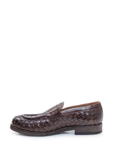DUCANERO - Woven Leather Loafers with Strap - Brown - LIDIASHOPPING® - Official Website
