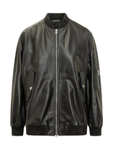 GIOCASTA - Bomber Jacket with Zip and Flap Pockets - Black - LIDIASHOPPING® - Official Website