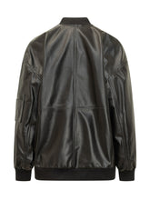 GIOCASTA - Bomber Jacket with Zip and Flap Pockets - Black - LIDIASHOPPING® - Official Website