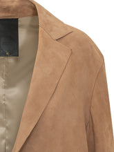 GIOCASTA - Blazer with Lapel and Button - Brown - LIDIASHOPPING® - Official Website