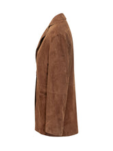 GIOCASTA - Blazer with Lapel and Button - Brown - LIDIASHOPPING® - Official Website