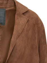 GIOCASTA - Blazer with Lapel and Button - Brown - LIDIASHOPPING® - Official Website