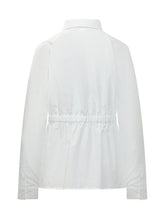 MAX MARA - Shirt with Waist Drawstring - White - LIDIASHOPPING® - Official Website