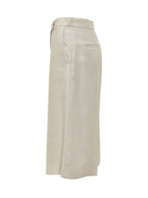 MAX MARA - Pantaloni Ampi con Piega Frontale - Beige | Lidia Shopping | Official Website