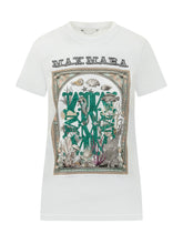 MAX MARA - T-shirt con Stampa Grafica e Logo - Bianco | Lidia Shopping ® | Official Website