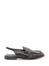 DUCANERO - Loafer with Gathered Toe and Strap - Black - LIDIASHOPPING® - Official Website