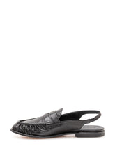 DUCANERO - Loafer with Gathered Toe and Strap - Black - LIDIASHOPPING® - Official Website