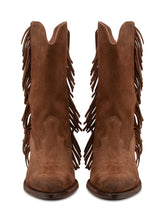 DUCANERO - Stivale con Frange Laterali e Tacco Alto - Marrone - LIDIASHOPPING® - Official Website
