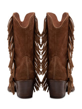 DUCANERO - Stivale con Frange Laterali e Tacco Alto - Marrone - LIDIASHOPPING® - Official Website