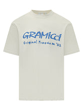 GRAMICCI - T-shirt Freedom con Stampa Frontale - Beige - LIDIASHOPPING® - Official Website