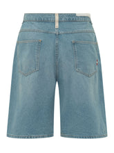 AMISH - Tommy Denim Five Pocket Bermuda Shorts - Blue - LIDIASHOPPING® - Official Website