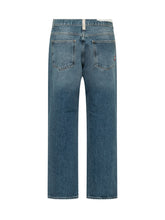 AMISH - James Five Pocket Straight Leg Jeans - Blue - LIDIASHOPPING® - Official Website