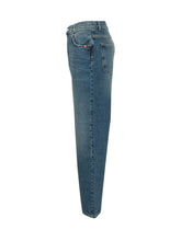 AMISH - James Five Pocket Straight Leg Jeans - Blue - LIDIASHOPPING® - Official Website
