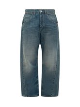AMISH - Twist Five Pocket Curved Leg Jeans - Blue - LIDIASHOPPING® - Official Website