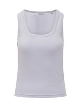 BURBERRY - Ribbed Sleeveless Top - Purple - LIDIASHOPPING® - Official Website