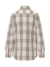 BURBERRY - Camicia Emma con Colletto e Bottoni e Motivo Check - Rosa - LIDIASHOPPING® - Official Website