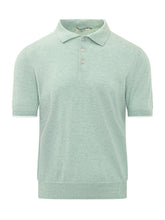 ALTEA - Polo in Maglia con Bottoni - Verde - LIDIASHOPPING® - Official Website