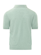ALTEA - Polo in Maglia con Bottoni - Verde - LIDIASHOPPING® - Official Website