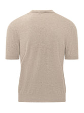 ALTEA - Knit Crewneck T-shirt - Beige - LIDIASHOPPING® - Official Website