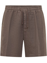 ALTEA - Bermuda con Vita Elasticizzata - Marrone - LIDIASHOPPING® - Official Website