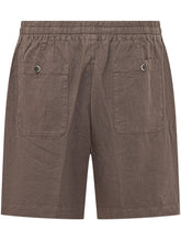 ALTEA - Bermuda con Vita Elasticizzata - Marrone - LIDIASHOPPING® - Official Website