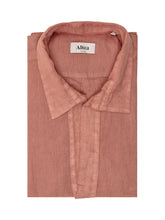 ALTEA - Camicia Polo Humphry in Lino - Marrone - LIDIASHOPPING® - Official Website