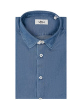 ALTEA - Scott Lyocell Shirt - Blue - LIDIASHOPPING® - Official Website