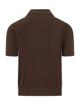 FILIPPO DE LAURENTIIS - Camicia in Maglia Maniche Corte - Marrone | Lidia Shopping | Official Website