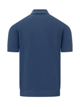 FILIPPO DE LAURENTIIS - Short Sleeve Knit Polo - Blue | Lidia Shopping ® | Official Website
