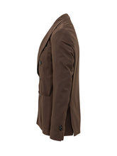 P.M.D.S. - Giacca Eritea Doppiopetto con Revers - Marrone - LIDIASHOPPING® - Official Website