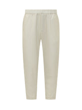 P.M.D.S. - Pantalone Berry con Vita Elasticizzata - Bianco - LIDIASHOPPING® - Official Website