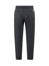 P.M.D.S. - Pantalone Berry con Vita Elasticizzata - Blu - LIDIASHOPPING® - Official Website