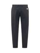 P.M.D.S. - Marks Trousers with Welt Pocket - Blue - LIDIASHOPPING® - Official Website