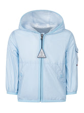 MONCLER KIDS - Songu Hooded Jacket with Zip - Blue - LIDIASHOPPING® - Official Website