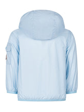 MONCLER KIDS - Songu Hooded Jacket with Zip - Blue - LIDIASHOPPING® - Official Website
