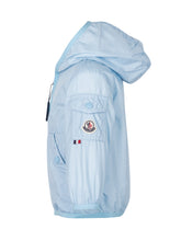 MONCLER KIDS - Songu Hooded Jacket with Zip - Blue - LIDIASHOPPING® - Official Website
