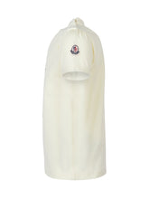 MONCLER KIDS - Short Sleeve T-shirt with Front Print and Logo - Yellow - LIDIASHOPPING® - Official Website