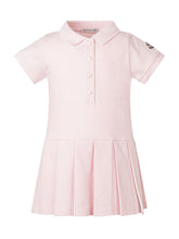 MONCLER KIDS - Abito Polo con Gonna Plissettata - Rosa | Lidia Shopping | Official Website