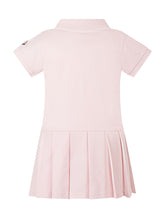 MONCLER KIDS - Abito Polo con Gonna Plissettata - Rosa | Lidia Shopping | Official Website