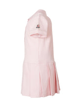 MONCLER KIDS - Abito Polo con Gonna Plissettata - Rosa | Lidia Shopping | Official Website