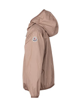 MONCLER KIDS - Fegeo Hooded Technical Jacket - Brown - LIDIASHOPPING® - Official Website