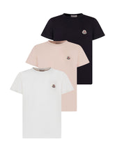 MONCLER KIDS - Set di T-shirt con Girocollo e Stampa - Multicolore - LIDIASHOPPING® - Official Website