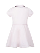 MONCLER KIDS - Girls Cotton Piqué Polo Dress - Pink - LIDIASHOPPING® - Official Website