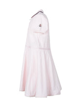 MONCLER KIDS - Girls Cotton Piqué Polo Dress - Pink - LIDIASHOPPING® - Official Website