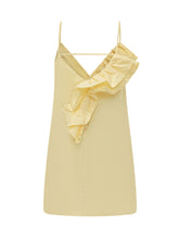 MSGM - Abito Corto Senza Maniche con Applicazioni - Giallo - LIDIASHOPPING® - Official Website