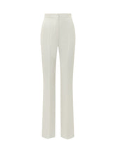 MAX MARA PIANOFORTE - Pantalone Ecrine a Gamba Svasata - Bianco - LIDIASHOPPING® - Official Website