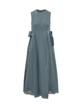 MAX MARA S - Abito Aquile Lungo Senza Maniche - Blu | Lidia Shopping ® | Official Website